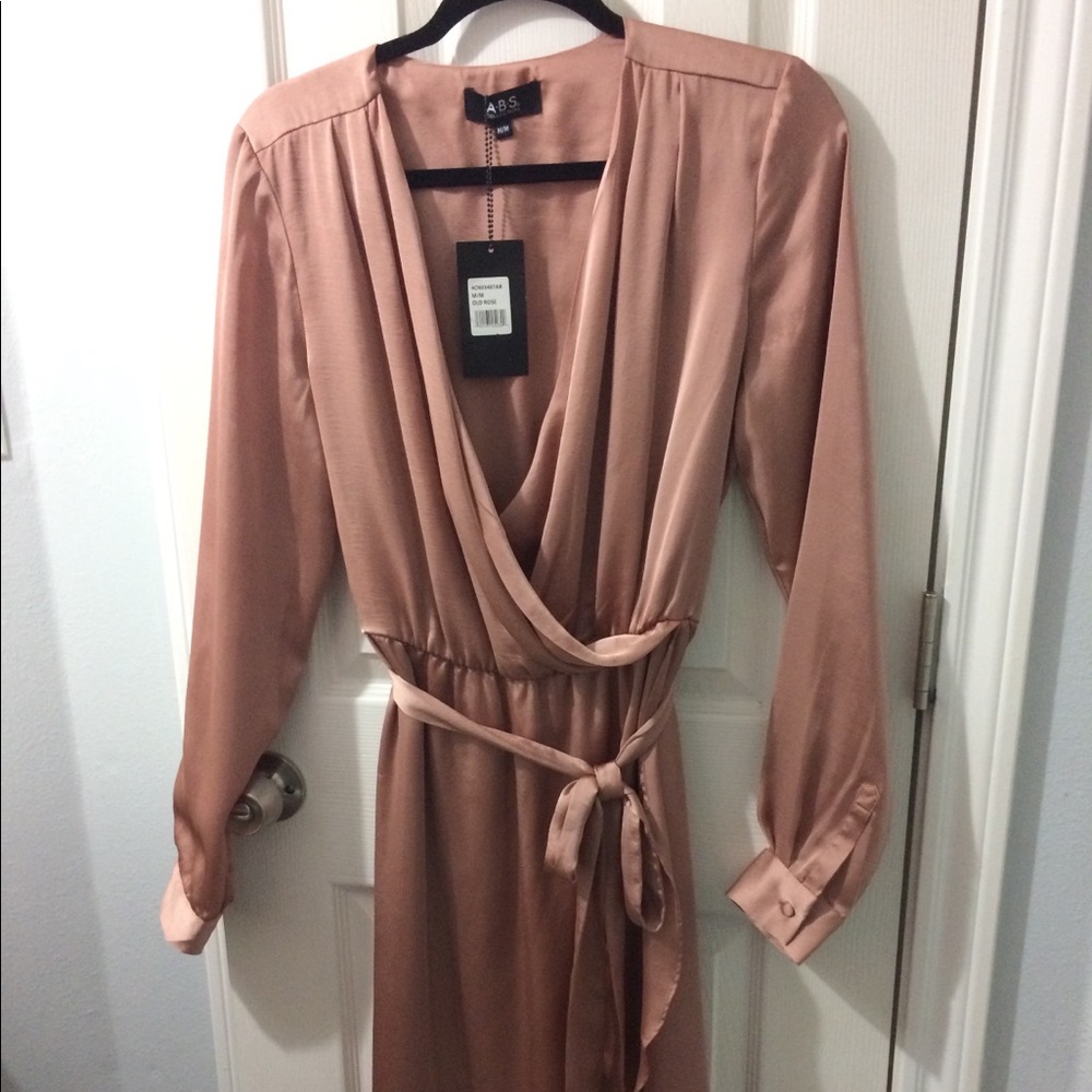 A.B.S Collection “Old Rose” Long sleeve dress